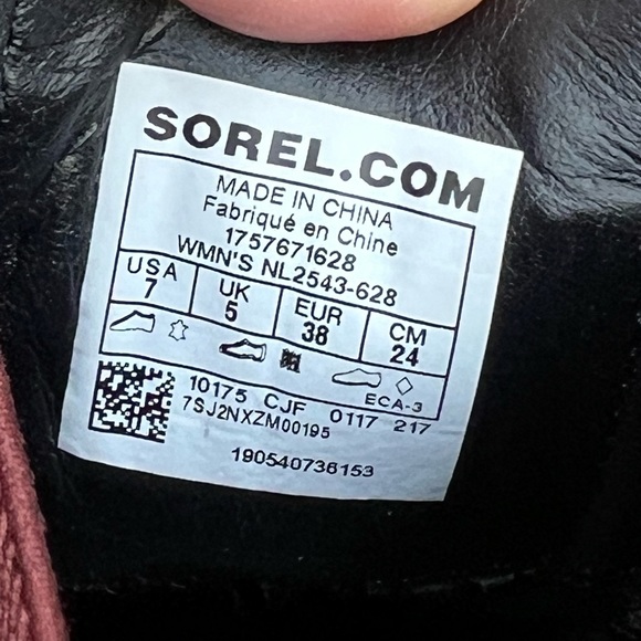 SOREL Addington Burgundy Suede Leather Chelsea Boot - Picture 4 of 12